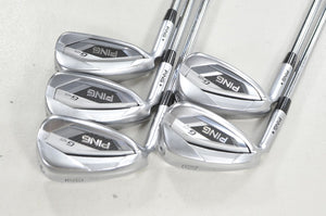 LEFT HANDED Ping G425 7-W,UW Iron Set Stiff Flex Black Dot AWT 2.0 Steel #224325