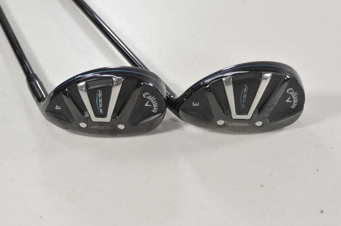 Callaway Rogue 3 and 4 Hybrid Set Stiff Flex Accra FX 2.0 M4 Graphite #224314