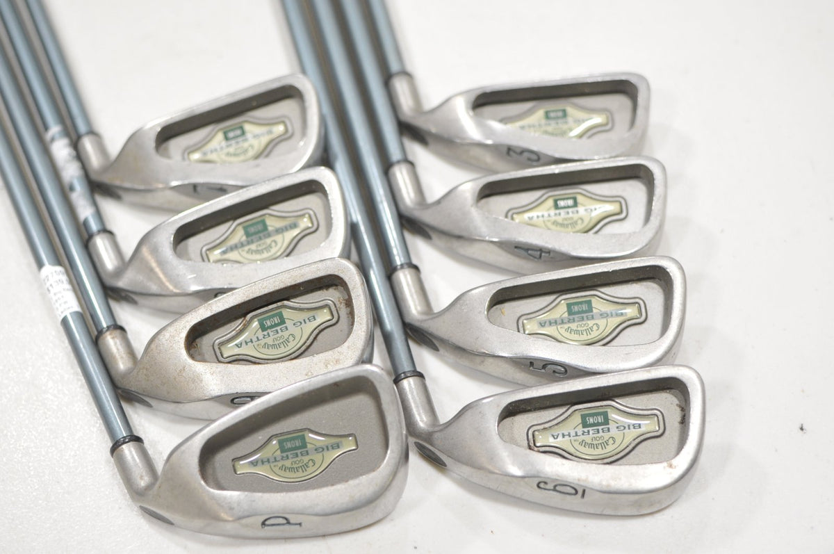 Callaway Big Bertha 1994 3-PW Iron Set Ladies RH Gems Ladies' Graphite #227591