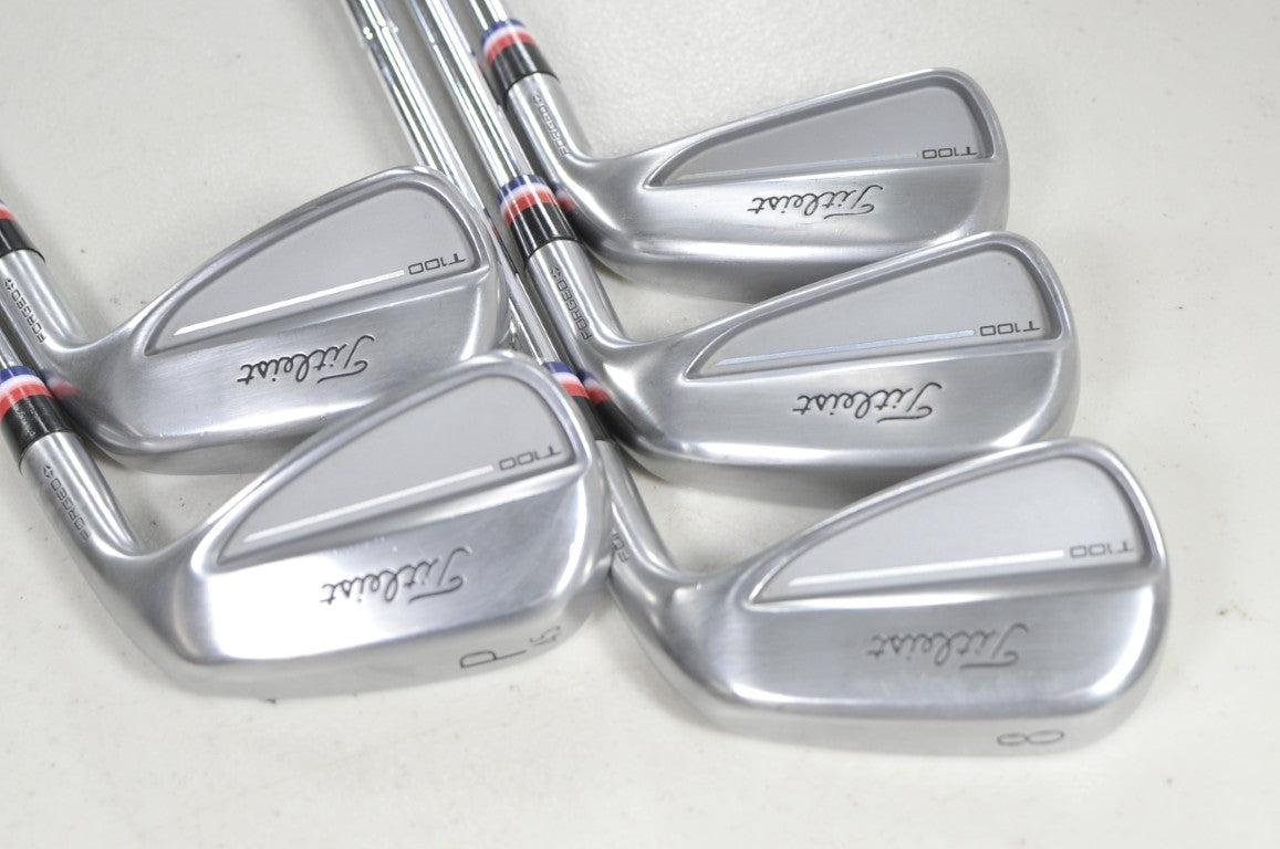 Titleist T100 2025 6-PW Iron Set Stiff Flex Right DG MID S300 100g Steel #221048