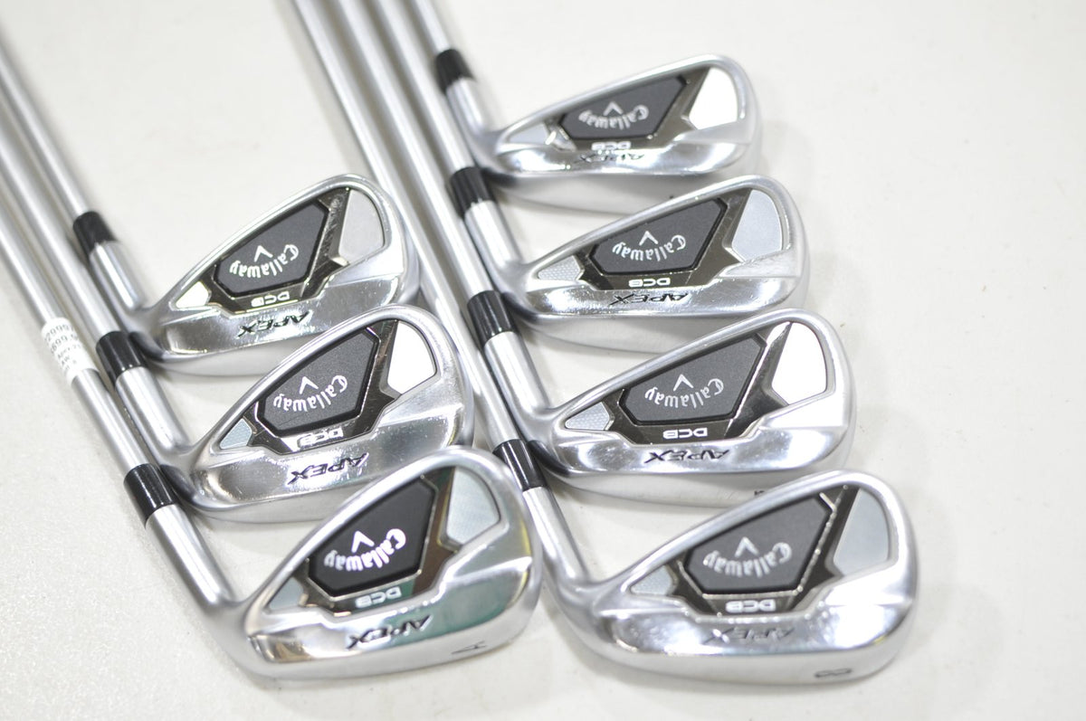 Callaway Apex 21 DCB 5-PW, AW Iron Set Stiff RH KBS C-Taper Lite 110g #229997