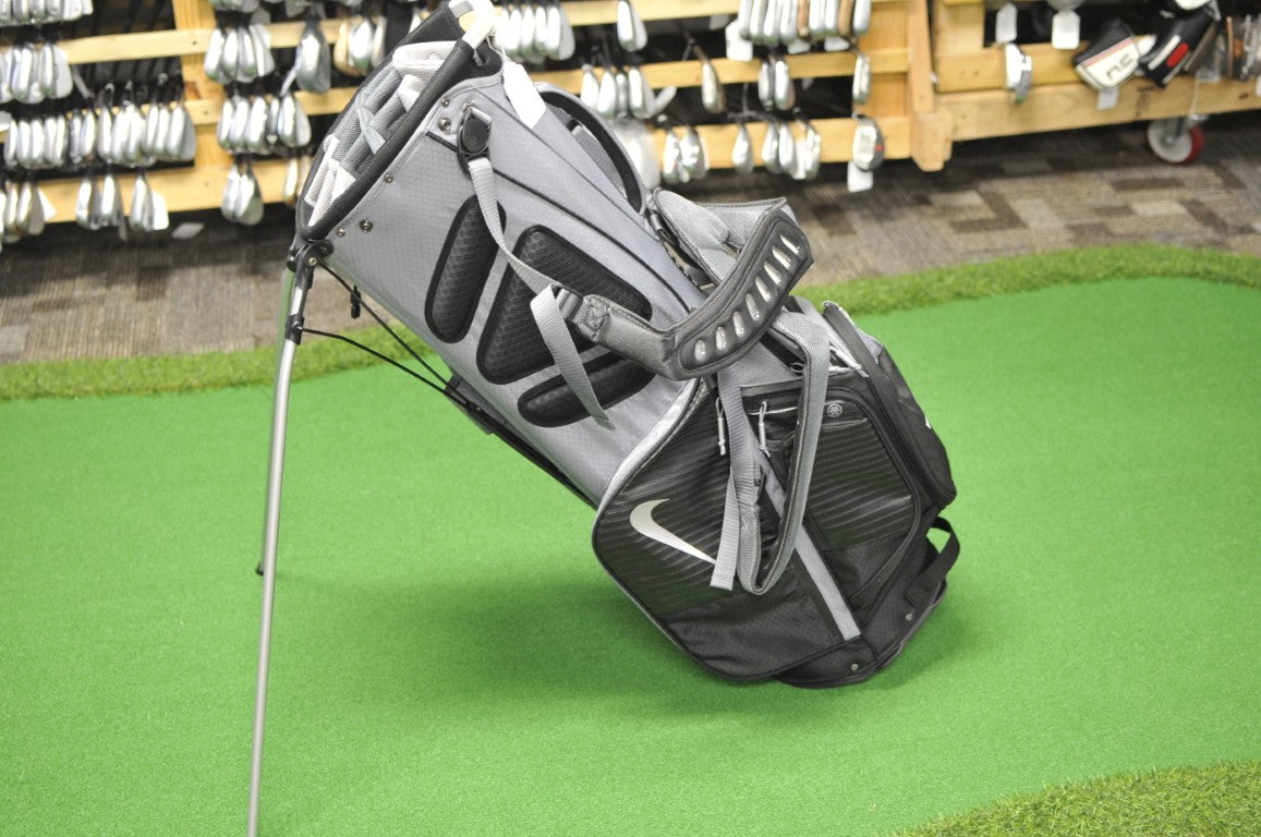Nike Air Hybrid Stand Golf Bag Gray/Black 14-Way  #220321