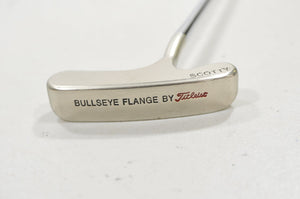 Titleist 2002 Scotty Cameron Bulls Eye Platinum Flange 35" Putter Steel #229053