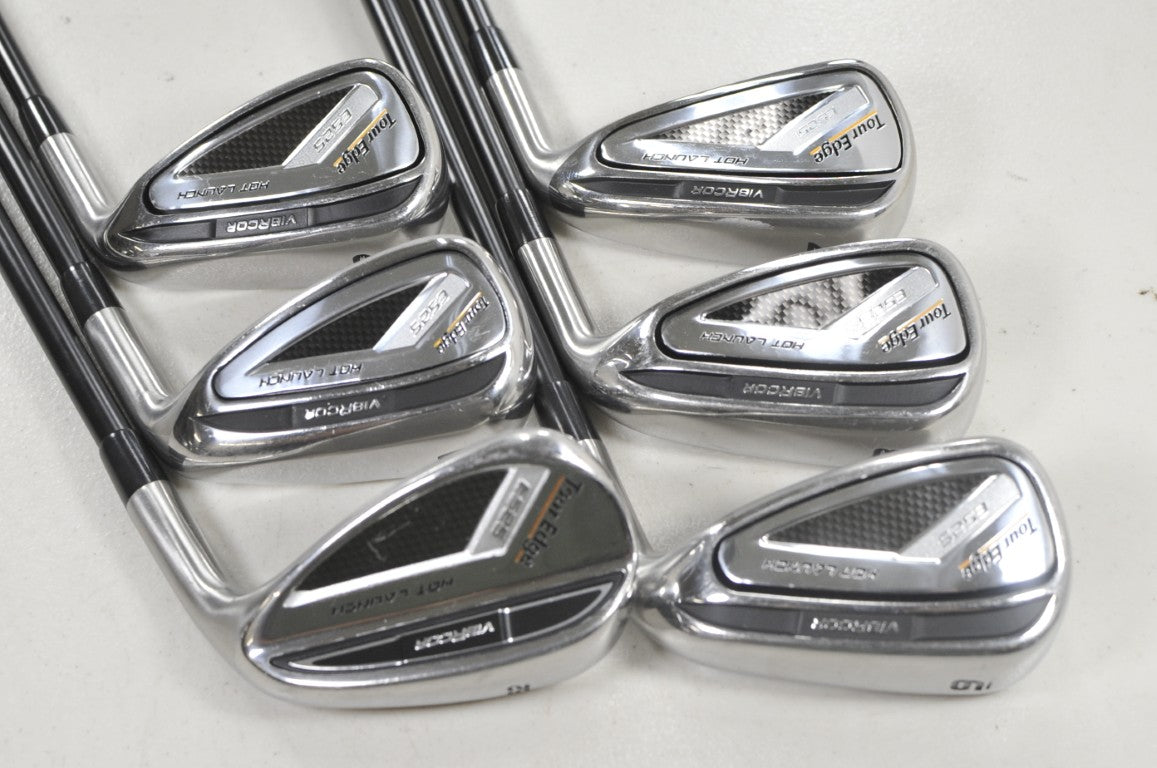 Tour Edge Hot Launch E525 7-PW,AW,52* Iron Set Senior Flex 50g Graphite # 222529