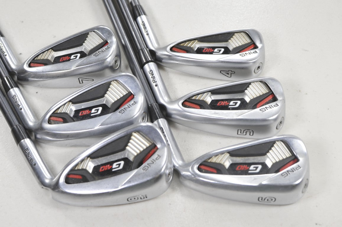 Ping G410 4-9 Iron Set Regular Flex Black Dot Right Alta CB AWT Graphite #222516