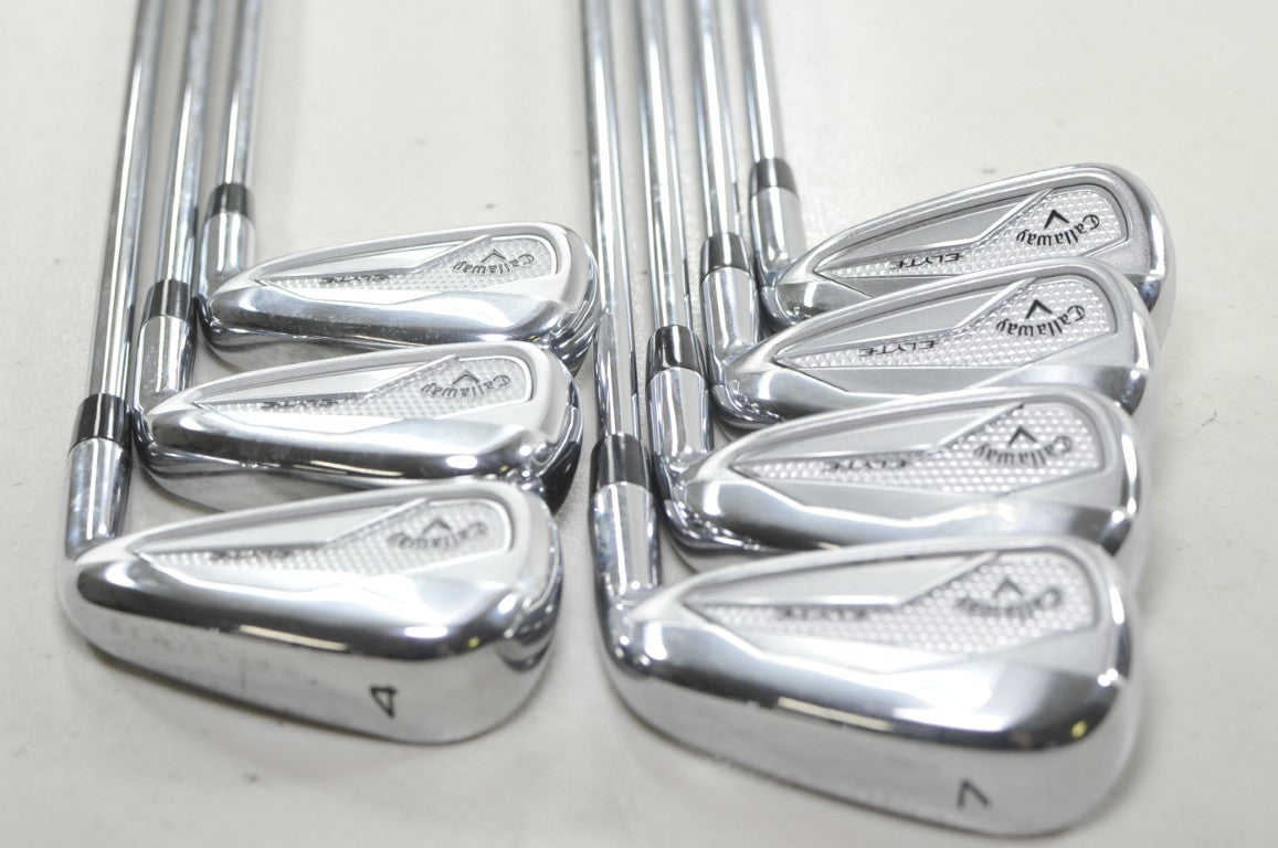 Callaway Elyte 4-PW Iron Set Regular Flex Right Project X LZ 5.5 Steel # 221232