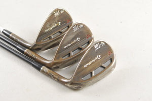 TaylorMade Milled Grind Hi-Toe 52*,56*,60* Wedge Set KBS TGI 60 Graphite #226456
