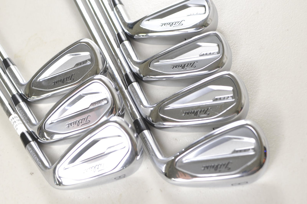 Titleist T350 2023 5-PW,48* Iron Set Stiff Flex Right AMT Red S300 Steel #227440