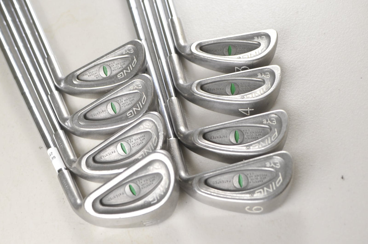 Ping Eye 3-W Iron Set Stiff Flex Green Dot Right Steel #227347
