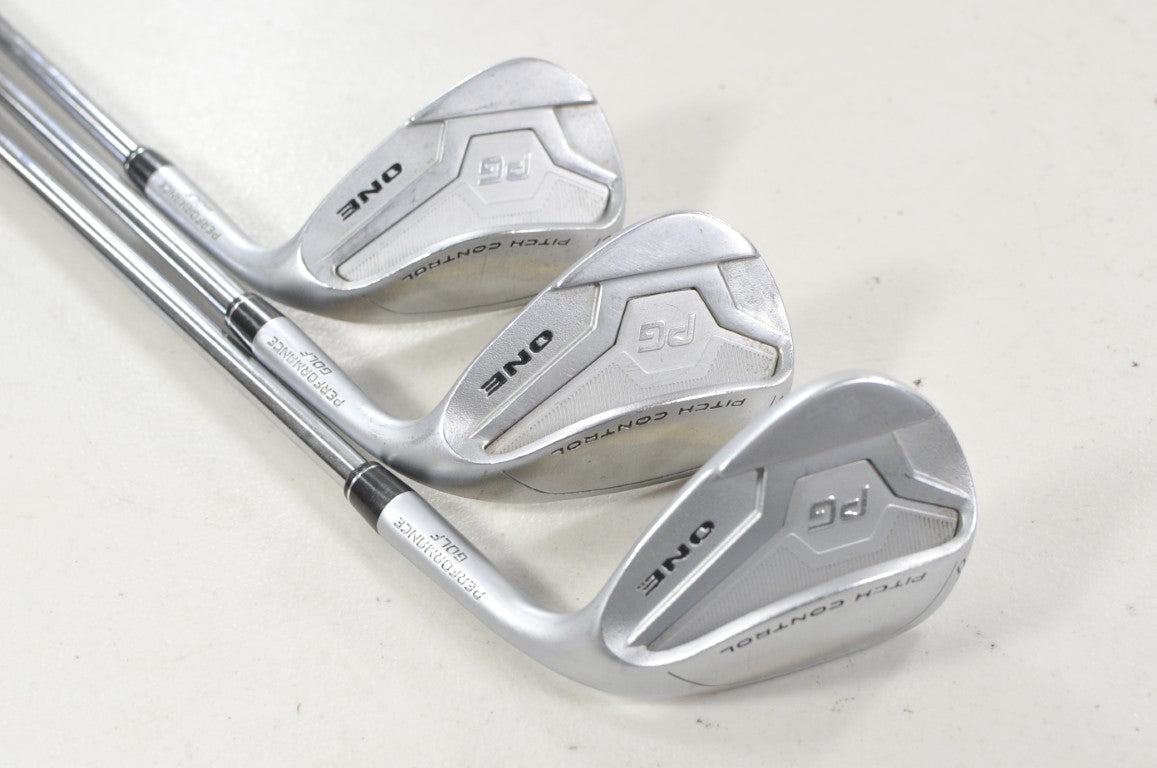 Performance Golf One 50*, 56*, 60* Wedge Set RH Steel  # 222548