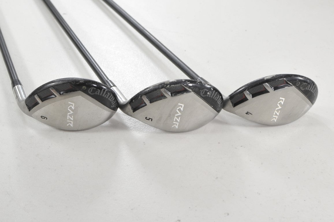 Callaway RAZR X #4, #5, #6 Hybrid Set Regular Flex 60g RH Graphite #220906