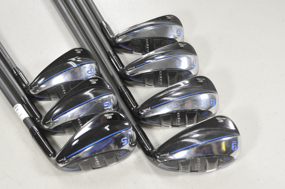 Cobra T-Rail 2021 6-PW,GW,SW Iron Set Senior Lite Flex 45g RH Graphite #225987
