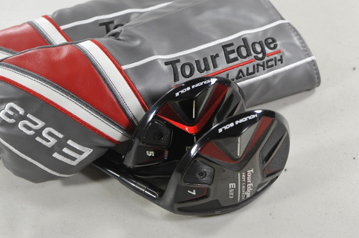 Tour Edge Hot Launch E523 5 and 7 Fairway Wood Set Senior Flex Graphite #221151