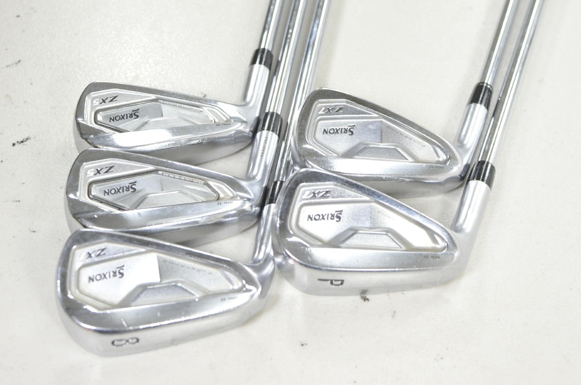 LEFT HANDED Srixon ZX5 MK II/ZX7 MK II 6-PW Iron Set Stiff Oban Steel #219490