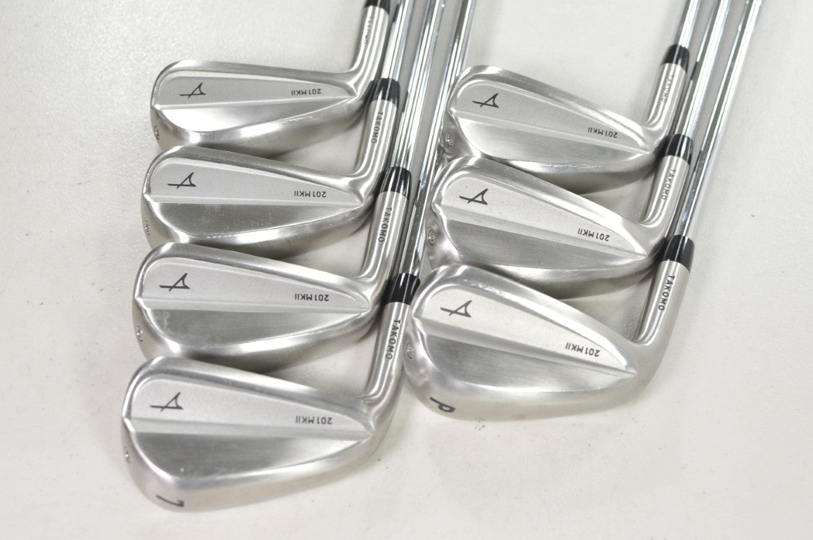 LEFT HANDED Takomo Iron 201 MKII 4-PW Iron Set Regular Flex KBS Steel # 219822