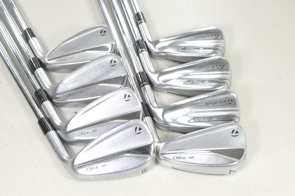 TaylorMade P790 2021/2017 4-PW,AW Iron Set Stiff Flex Right NS Pro Steel #219697