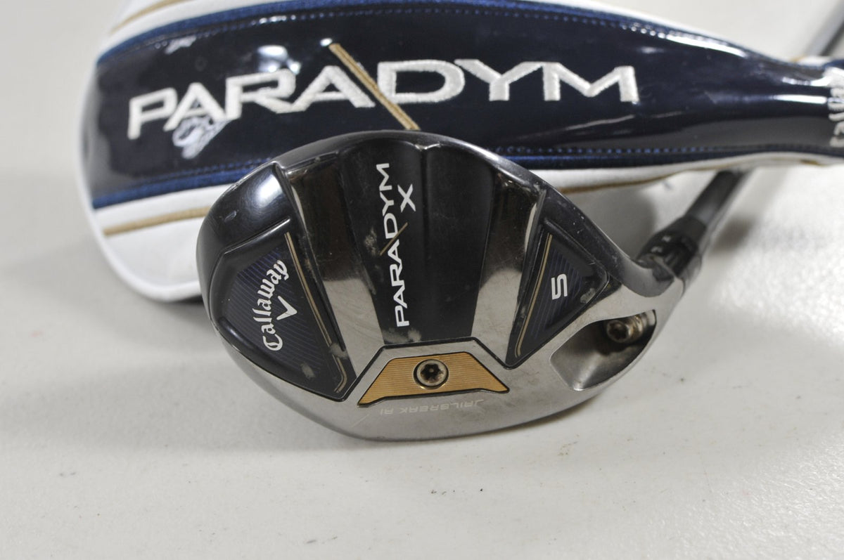 LEFT HAND Callaway Paradym 5-24* Hybrid Regular Flex HZRDUS 5.5 Graphite #225993