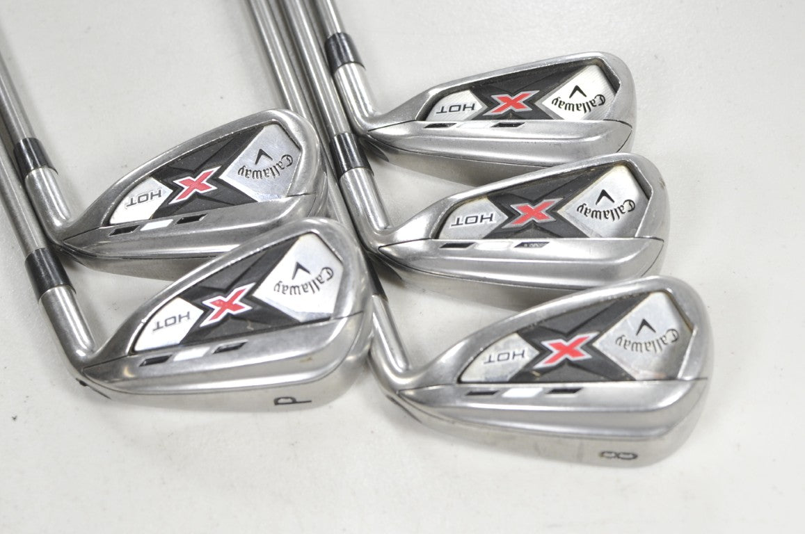 Callaway X Hot 6-PW Iron Set SteelFiber 95g Stiff Flex Right  # 220984