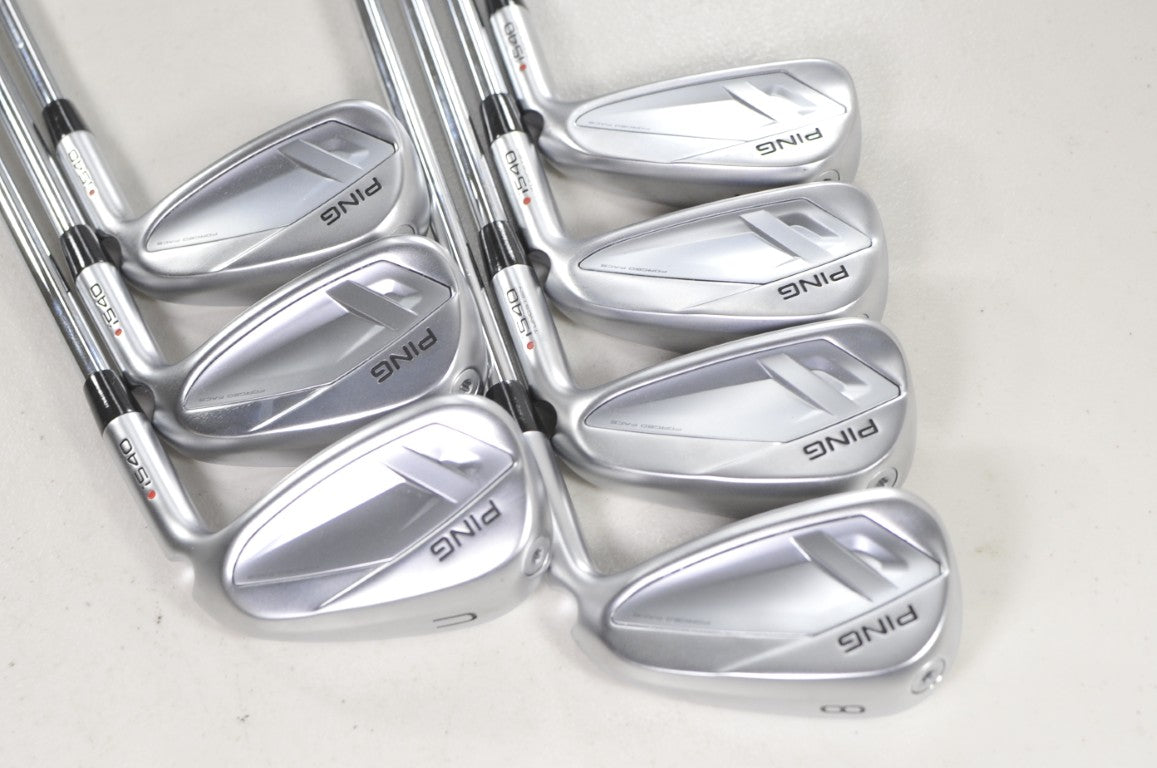 Ping i540 5-W,UW Iron Set Regular Flex Red Dot Right Elevate MPH Steel # 219801