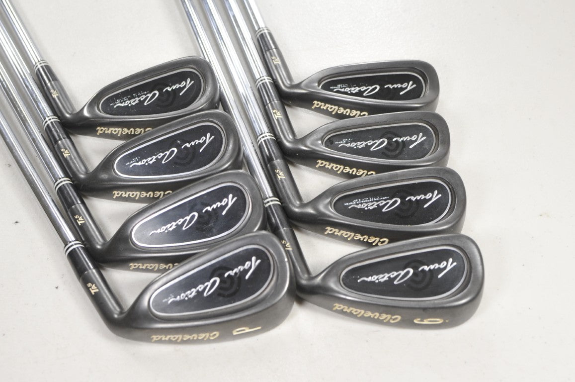 Cleveland TA5 Gunmetal 3-PW Iron Set Stiff Flex RH SensiCore Steel  # 220918
