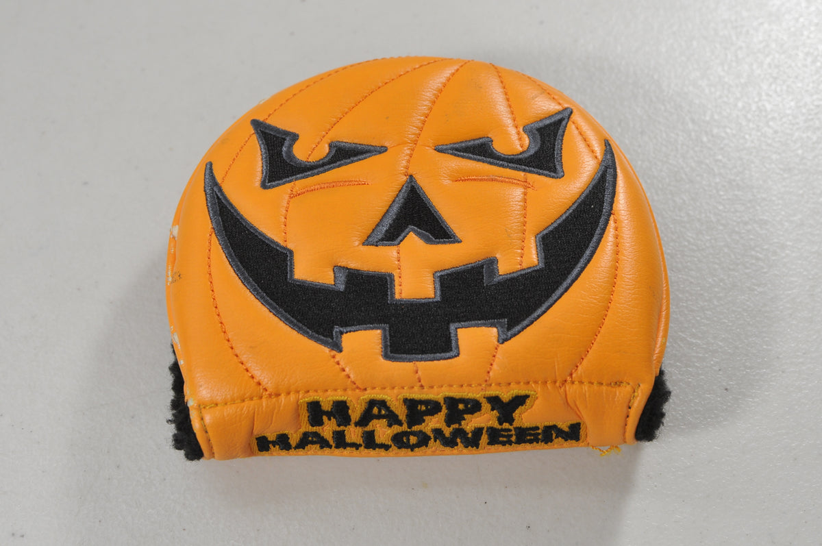 Scotty Cameron 2021 Halloween Jack O Lantern Mallet Putter Head Cover  # 216111