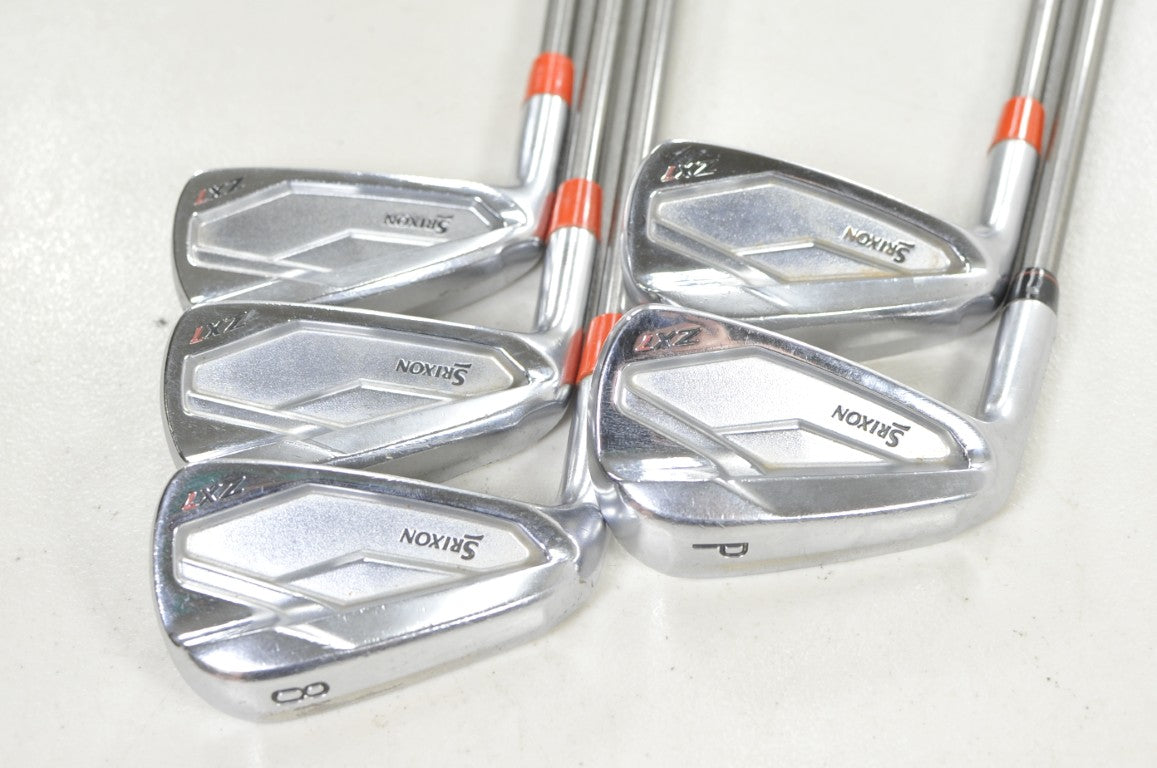 LEFT HANDED Srixon ZX7 6-PW Iron Set SteelFiber 95 Stiff Flex  # 219494