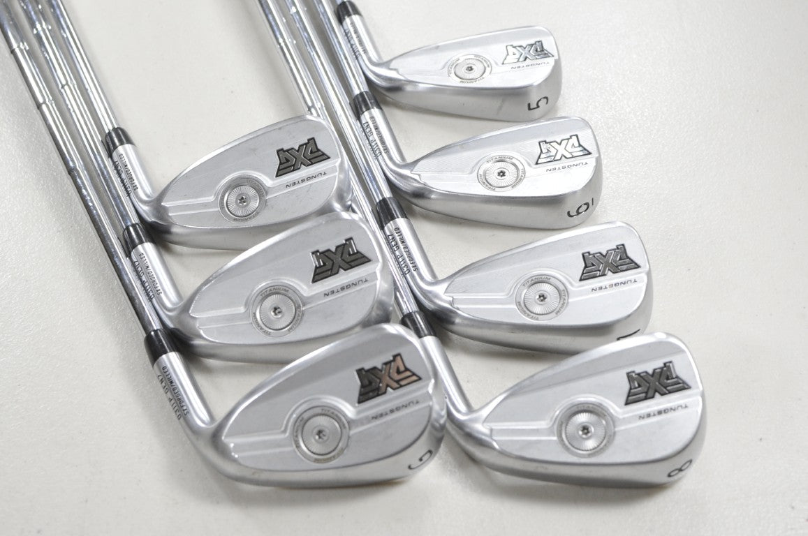 PXG Gen7 0311 P Chrome 5-W,GW Iron Set Stiff Flex RH DG MID S300 Steel  # 215867