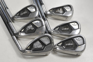 Callaway Rogue ST MAX OS 7-PW,AW,SW Iron Set Senior Flex Right Graphite # 215885