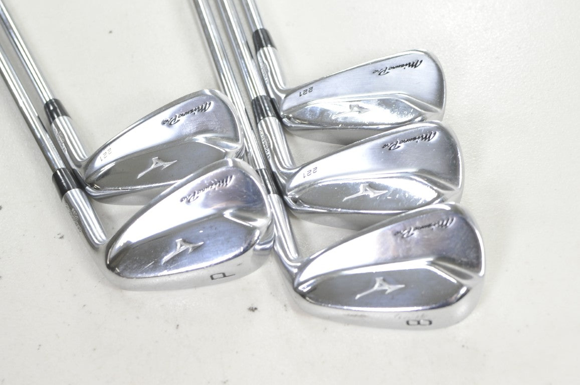 Mizuno Pro 221 6-PW Iron Set Stiff Flex Right Project X Rifle 6.0 Steel # 219899