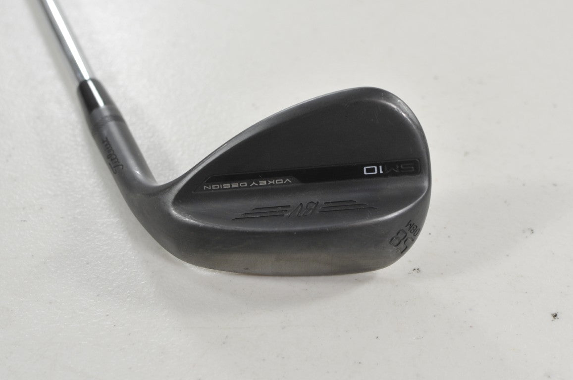 Titleist Vokey SM10 Jet Black 58*-08M Wedge Right BV Wedge Flex Steel # 221164