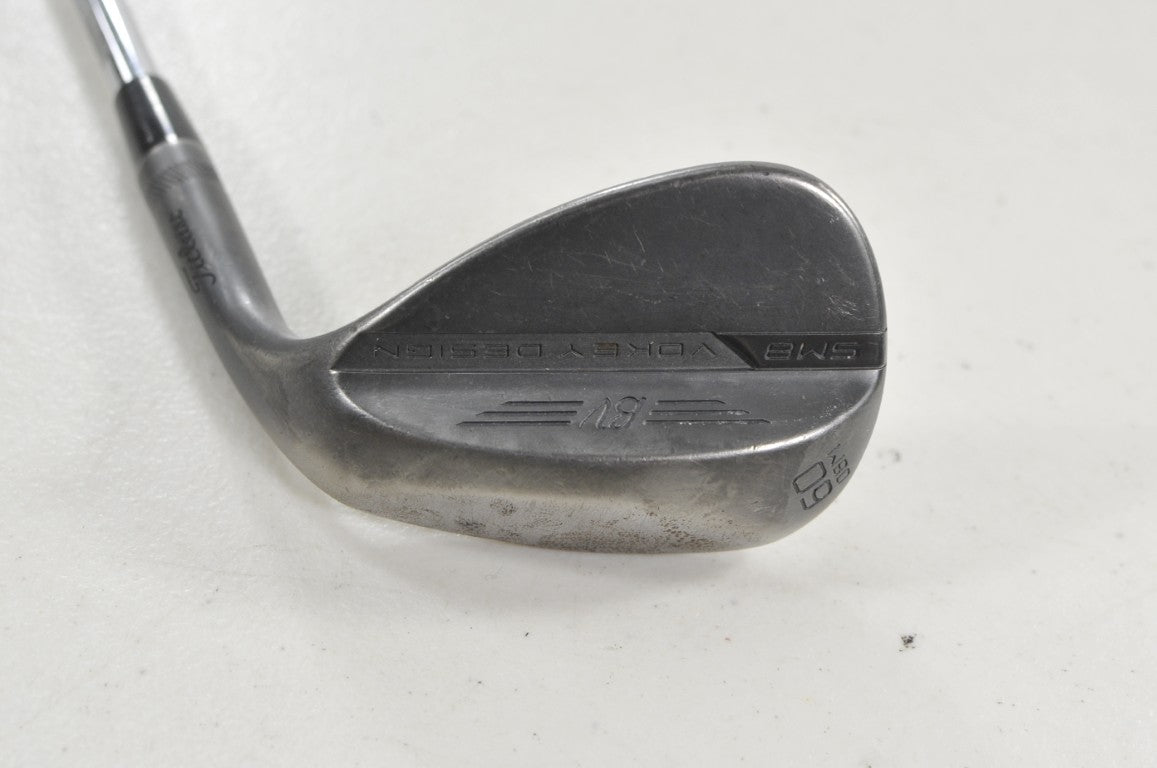 Titleist Vokey SM8 Jet Black 60*-08M Wedge DG S300 115g Stiff Flex Steel #221097