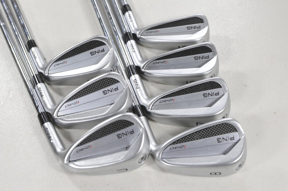 Ping i240 Power Spec 5-W,UW Iron Set Stiff Flex White Dot AWT 3.0 Steel #224345