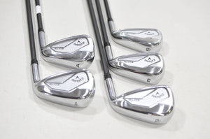 Callaway Elyte X Iron Set 6-PW, AW Senior Flex 50g RH NO 7 Iron Graphite #230128
