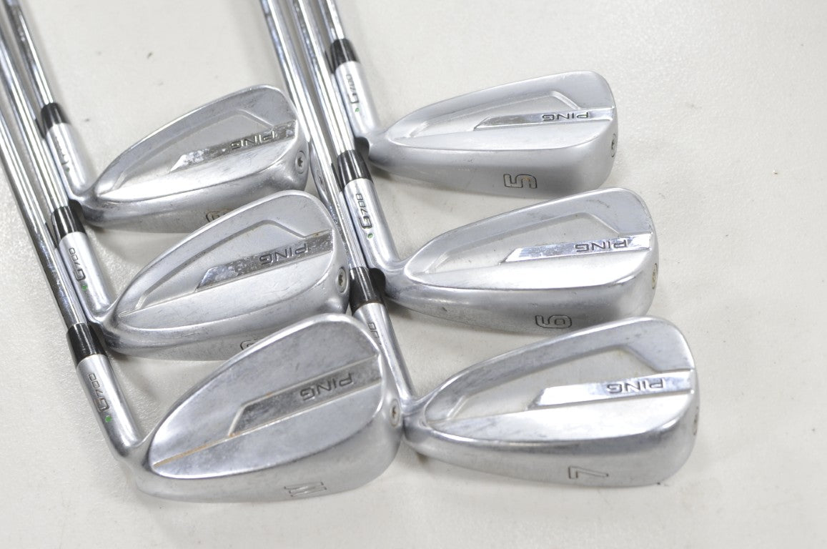 Ping G700 5-W Iron Set Regular Flex Green Dot Right AWT 2.0 Steel #224459