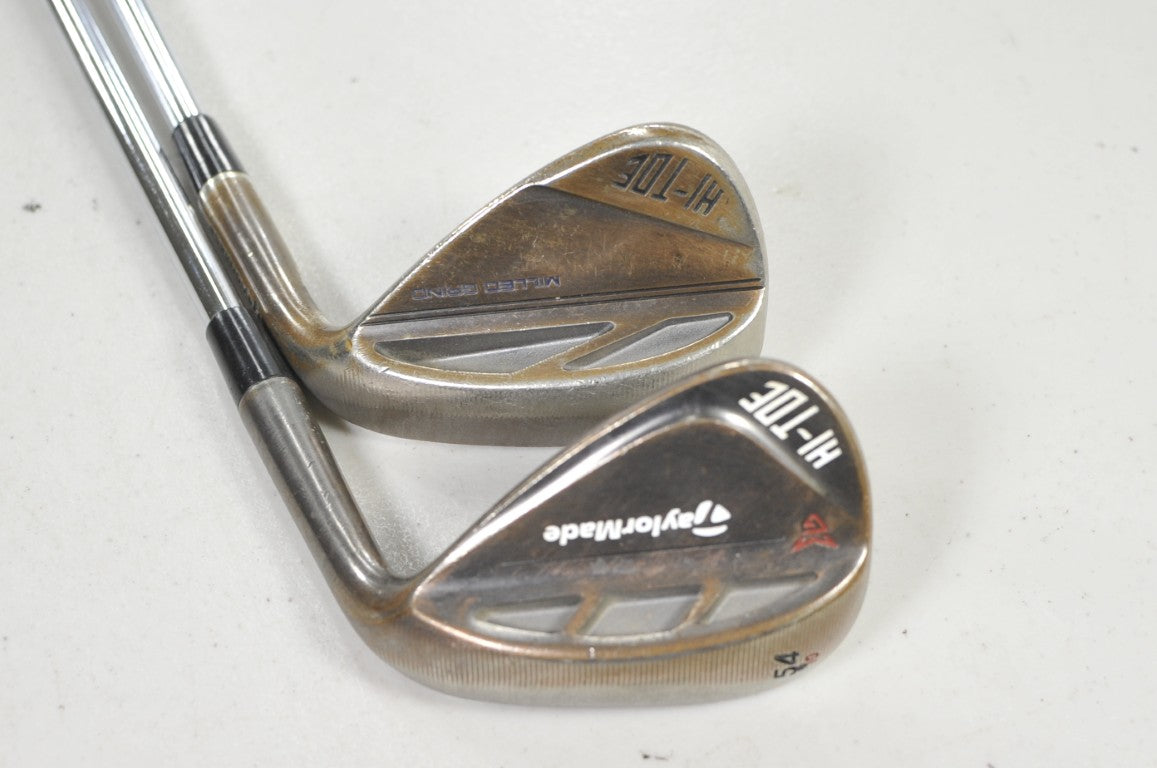 TaylorMade Milled Grind Hi-Toe 54*, 60* Wedge Set KBS Hi-Rev 2.0 Steel #219564