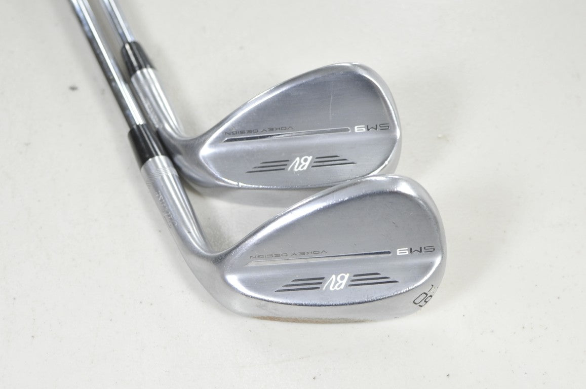 Titleist Vokey SM9 Tour Chrome 56*, 60* Wedge Set RH BV Wedge Flex Steel #219673