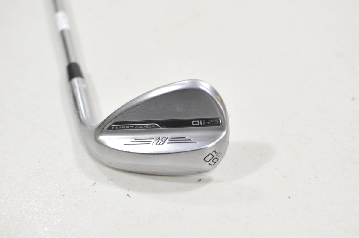 Titleist Vokey SM10 Tour Chrome 60°-08M Wedge Regular RH KBS Tour Steel #230189
