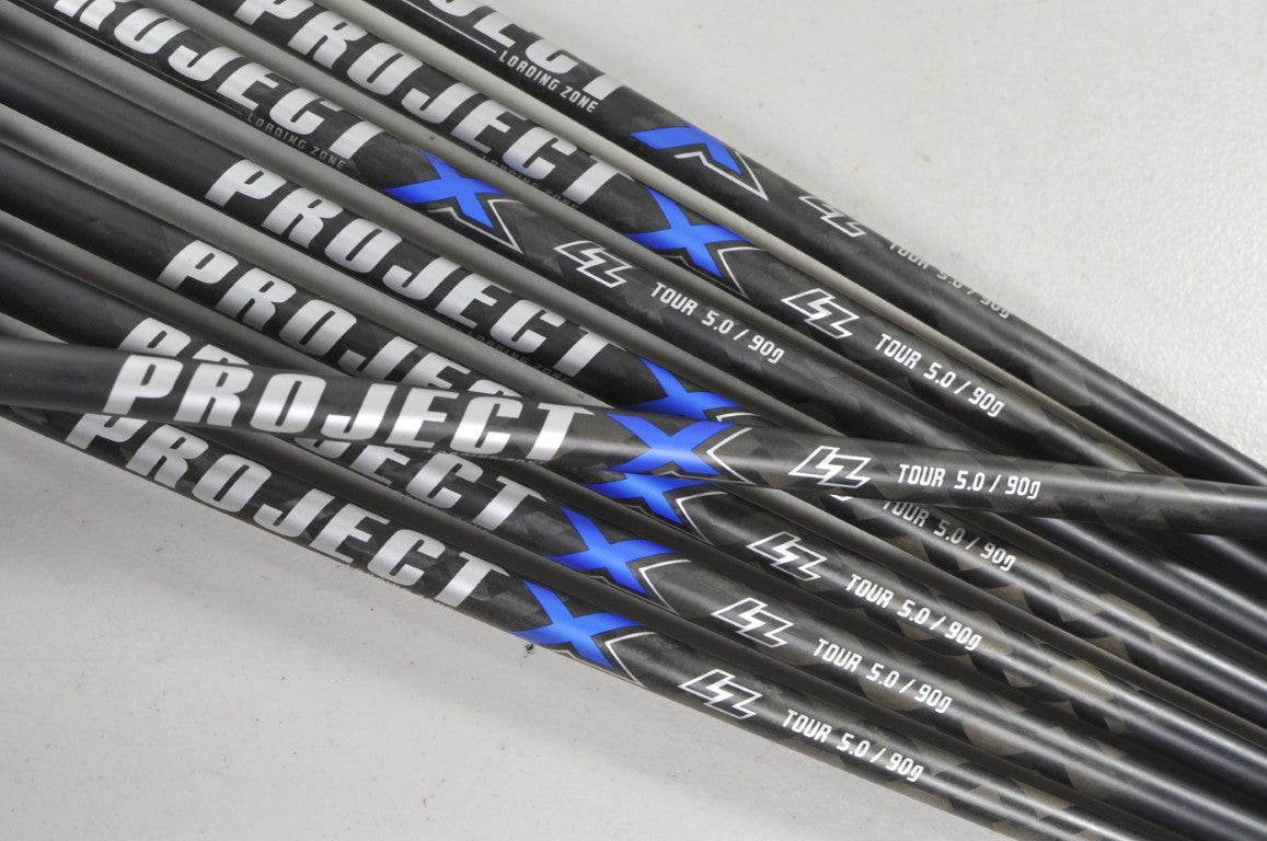 Project X LZ Tour 5.0 Senior Flex 90g 8pc Graphite Iron Shaft Set .355  # 221217