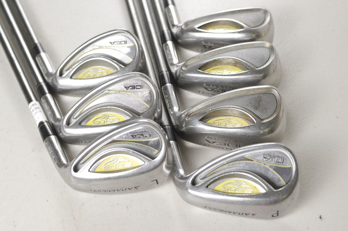Adams Idea A3 OS Womens 7-PW,GW,SW,LW Iron Set Ladies Flex 55g Graphite #226289