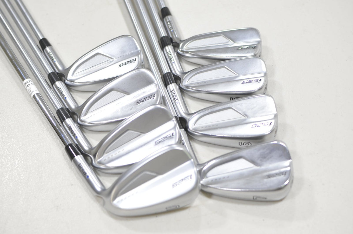Ping i525 4-W, UW Iron Set Regular Flex Blue Dot Right IO 5.5 105g Steel #230229