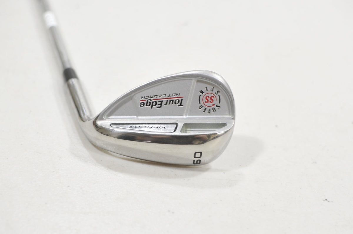 Tour Edge Hot Launch Super Spin VIBRCOR 60° Wedge Right KBS Max Steel #229201