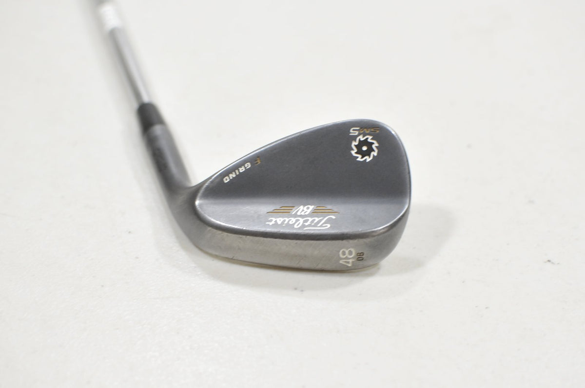 Titleist Vokey SM5 Raw Black 48°-08F Wedge Right BV Wedge Flex Steel #229183