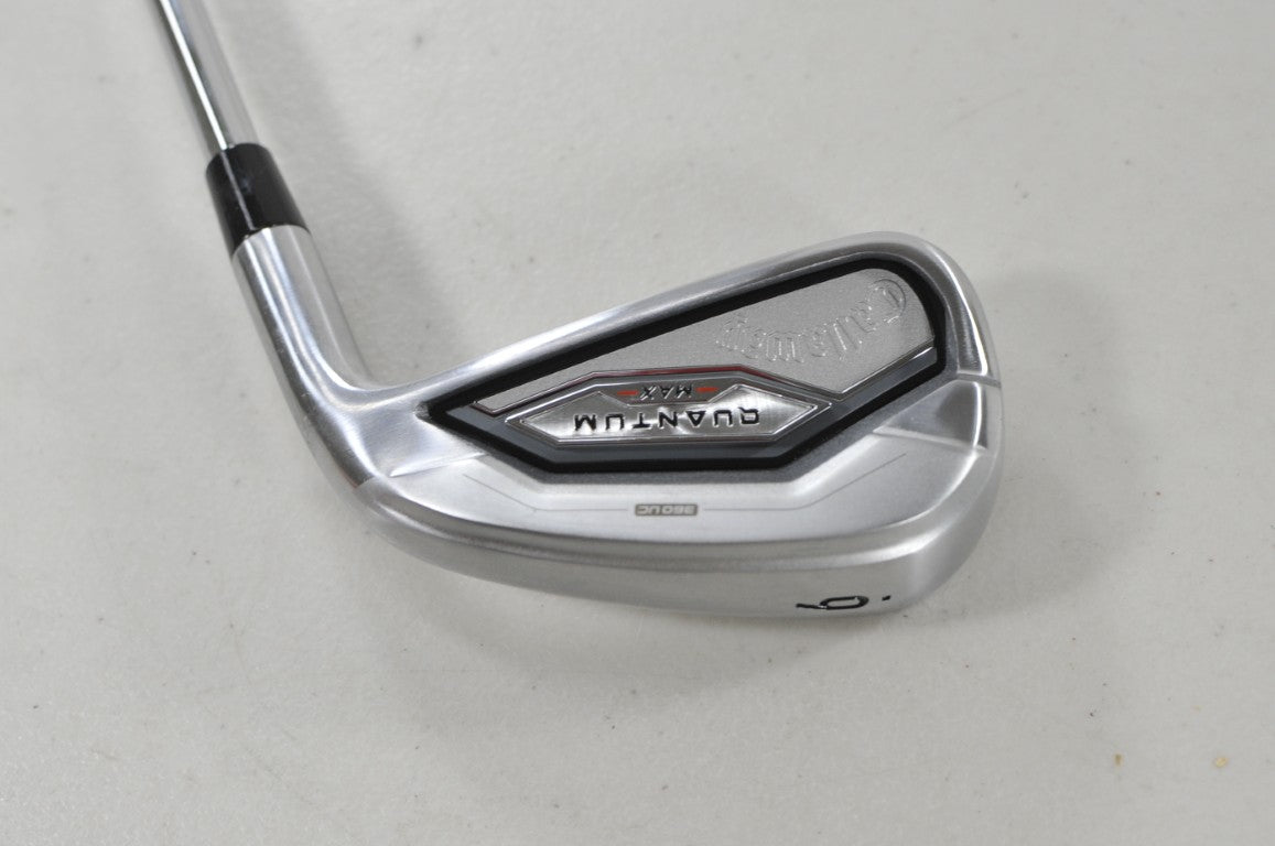 Callaway Quantum Max Single 6 Iron Regular Flex Right KBS MAX 90g Steel #224399