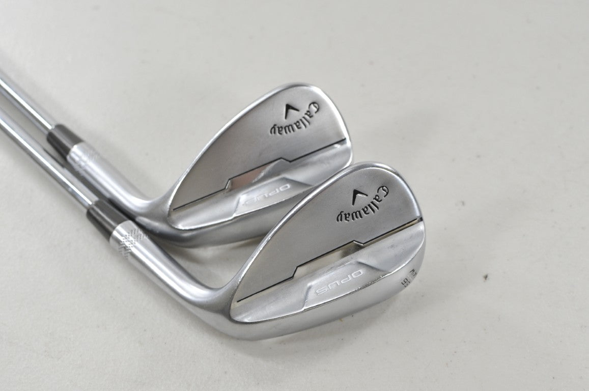 Callaway Opus Brushed Chrome 52*, 56* Wedge Set DG MID Wedge Flex Steel #224619
