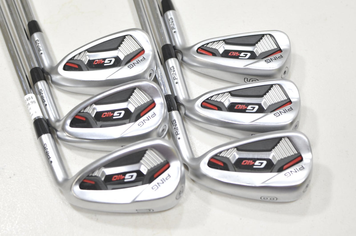 Ping G410 6-W,UW Iron Set Regular Flex Black Dot Right AWT 2.0 Steel #227484