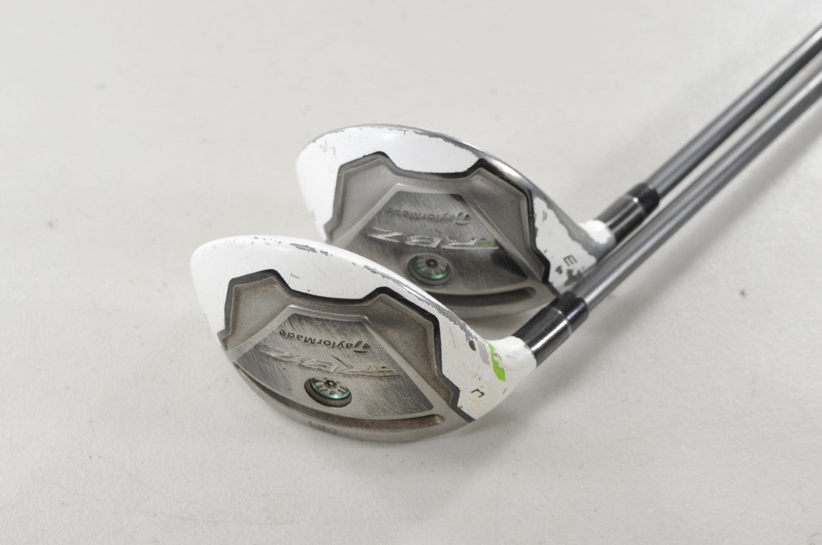 LEFT HANDED TaylorMade RocketBallz Rescue 3 and 4 Hybrid Set Stiff 65g #224492