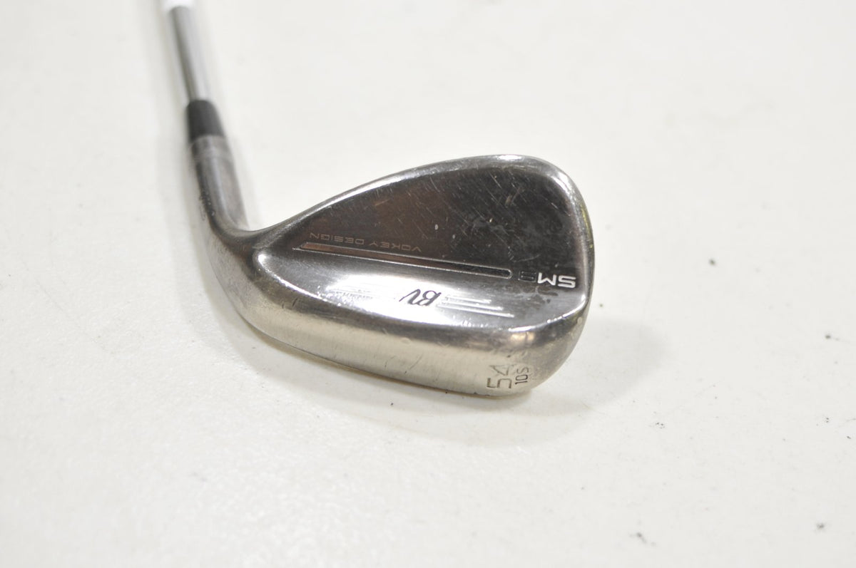 Titleist Vokey SM9 Brushed Steel 54°-10S Wedge Right BV Wedge Flex Steel #229206