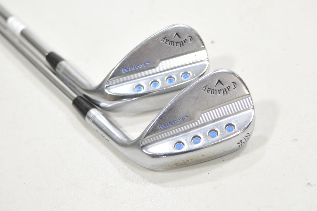 Callaway Jaws MD5 Platinum Chrome 54°, 58° Wedge Set Stiff Right DG S400 #229064