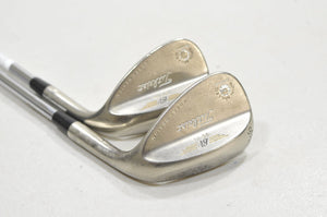 Titleist Vokey SM4 Gold Nickel 56*, 60* Wedge Set RH BV Wedge Flex Steel #227976