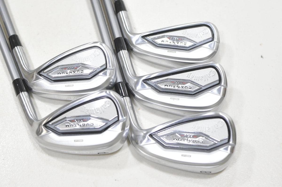 Callaway Quantum Max 6-PW Iron Set Regular Flex RH Denali Frost Graphite #227979